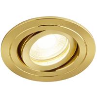 Spa Lighting Spa Cali Adjustable Downlight GU10 IP65 Satin in Brass Aluminium