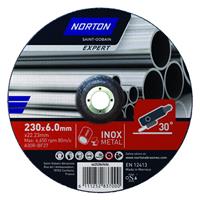 Norton Grinding Disc 230 x 6.0 x 22.23mm Metal Fibreglass