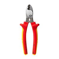CK C. K Redline VDE Cable Cutter 210mm in Red/Yellow Steel
