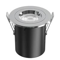Wessex Electrical IP20 Adjustable Fire Rated Downlight GU10 Chrome Steel