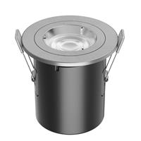 Wessex Electrical IP20 Adjustable Fire Rated Downlight GU10 Satin Chrome Steel