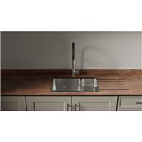 Mariz Surface R25 Large Designer Sink Module RH Worktop 3050 x 640 x 12mm in Antique Rust