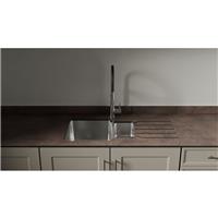 Mariz Surface R25 Universal Sink Module LH Worktop 3050 x 640 x 12mm in Deep Grey