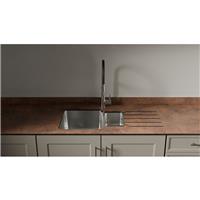 Mariz Surface R25 Universal Sink Module LH Worktop 3050 x 640 x 12mm in Antique Rust