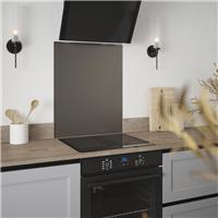 Splashback Metallico Stainless Steel Kitchen 600 x 750mm in Gunmetal
