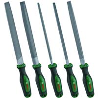 Bosch Files Set 5 Piece in Black/Green/Silver Carbon Steel