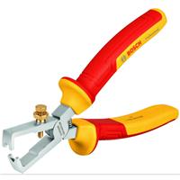 Bosch Professional VDE Universal Wire Stripper 160mm in Red/Yellow Steel