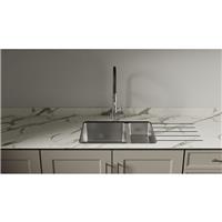 Mariz R25 Designer Kitchen Sink Module Left-Hand in Vena White