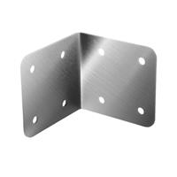 A Perry SleeperSecure No.4717/S Internal Sleeper Support Bracket Corner Stainless Steel in Silver