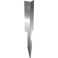 A Perry SleeperSecure No.4714/S Double Sleeper Support Spike Corner Stainless Steel in Silver