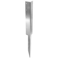 A Perry SleeperSecure No.4734/S Triple Sleeper Support Spike Corner Stainless Steel in Silver
