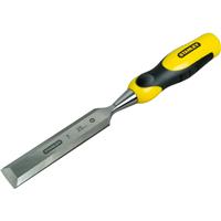 Stanley Dynagrip Wood Chisel 25mm in Black/Yellow Carbon Steel