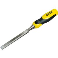 Stanley Dynagrip Wood Chisel 12mm in Black/Yellow Carbon Steel