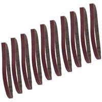 DeWalt Band File Sanding Belts 13 x 457mm 80 Grit (10 Pack) in Red Plastic