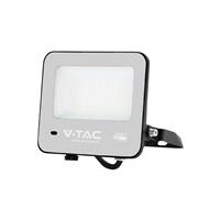 V-TAC LED Floodlight with Photocell Sensor 50W 4000K IP65 in Black Aluminium