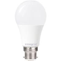 Integral LED GLS Light Bulb Dusk To Dawn Sensor B22 806lm 8.5W 2700K Frosted in White