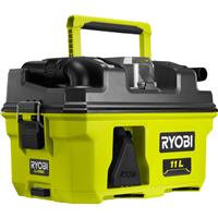 Ryobi 18V ONE+ RV1811-0 Wet & Dry Vac / Dust Extractor 11L Body Only in Green
