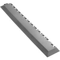 Ecotile E500/7mm Interlocking Corner Edge Ramp ( 7mm ) in Dark Grey
