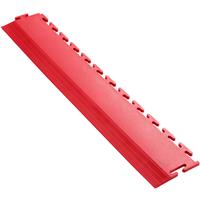 Ecotile E500/7mm Interlocking Edge Ramp ( 7mm ) in Red