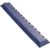 Ecotile E500/7mm Interlocking Corner Edge Ramp ( 7mm ) in Blue
