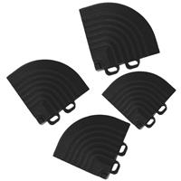 Swisstrax Ribtrax Pro Corner Ramp in Jet Black