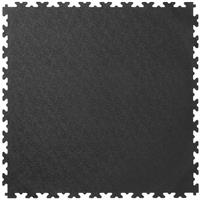 Garage Floor Tile Company X Joint Interlocking Floor Tiles (1m2) X500/7 (4 pack) in Black Rubber