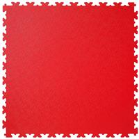 Garage Floor Tile Company X Joint Interlocking Floor Tiles (1m2) X500/7 (4 pack) in Red Rubber