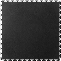 Ecotile RE500/7mm T-Joint 100% Recycled Industrial Floor Tiles (1m2) (4 pack) in Black