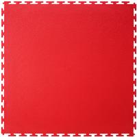Ecotile E500/7mm T-Joint Interlocking Industrial Floor Tiles (1m2) (4 pack) in Red