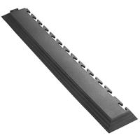 Ecotile RE500/7mm 100% Recycled Interlocking Corner Edge Ramp (7mm) in Black
