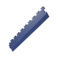 Garage Floor Tile Company X Joint Interlocking Floor Tile Edge Ramp (7mm) in Blue