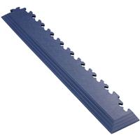 Garage Floor Tile Company X Joint Interlocking Floor Tile Corner Ramp (7mm) in Blue