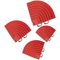 Swisstrax Ribtrax Pro Corner Ramp in Racing Red