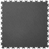 Garage Floor Tile Company 100% Recycled X Joint 7mm Interlocking Floor Tiles (1m2) RX500/7 (4 pack) in Graphite