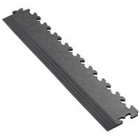 Garage Floor Tile Company X Joint Interlocking Floor Tile Edge Ramp (7mm) in Graphite