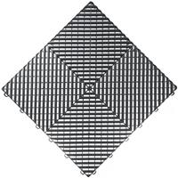 Swisstrax Ribtrax Pro Vented Modular Floor Tiles 4m (25 Pack) in Slate Grey