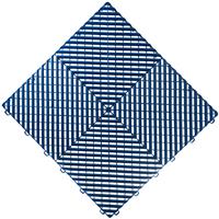 Swisstrax Ribtrax Pro Vented Modular Floor Tiles 4m (25 Pack) in Royal Blue