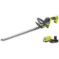 Ryobi One+ 18V 55cm Cordless Hedge Trimmer 1 x 2.0Ah in Black/Green