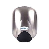 Airflow EcoDry 1.1kW Hand Dryer Satin in Aluminium Steel