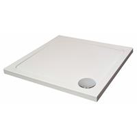 Nuie Hydro45 Low Profile Shower Tray 760 x 760mm in White Acrylic