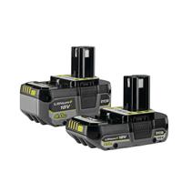 Ryobi 18V ONE+ Lithium+ Battery 4.0Ah & 2.0Ah (2 Pack)