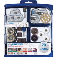 Dremel SpeedClic Accessory Set SC725 (70 Piece) Plastic
