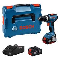 Bosch Professional 18V GSB 18V-65 Combi Drill 2 x 5.0Ah in Blue Plastic