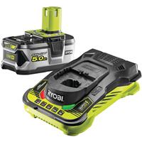 Ryobi 18V ONE+ Lithium+ Battery & Fast Charger Kit 5.0Ah