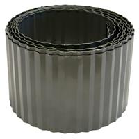 Apollo Galvanised Lawn Edge Coil 5m x 16cm in grey Steel