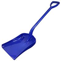 Faithfull Plastic Debris Shovel Wooden Handle in Blue