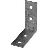 BPC Fixings Heavy Duty Angle Bracket 125 x 125 x 50mm in Silver Steel