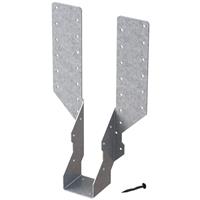 BPC Fixings Light Duty Hanger Standard Leg with Nails 91 x 272mm (10 Pack) in Silver Steel