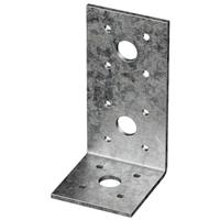 BPC Fixings Heavy Duty Angle Bracket 100 x 50 x 50mm in Silver Steel