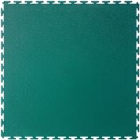 Ecotile Interlocking Industrial Floor Tiles 1m T-Joint 7mm (4 Pack) in Green